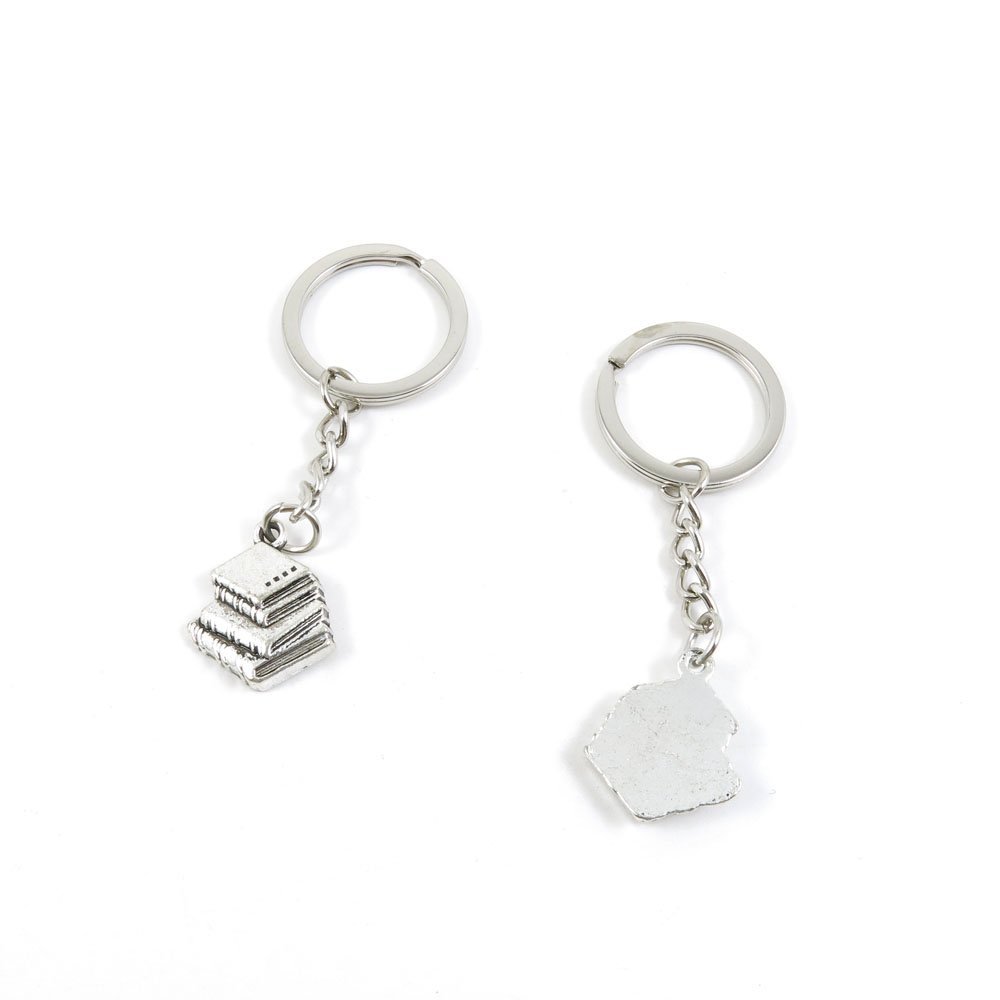 10 Pieces Fashion Jewelry Keyring Keychain Door Car Key Tag Ring Chain Supplier Supply Wholesale Bulk Lots U4SU4 Books