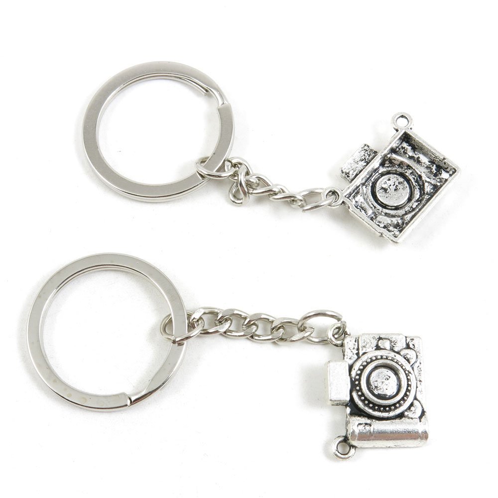 20 Pieces Fashion Jewelry Keyring Keychain Door Car Key Tag Ring Chain Supplier Supply Wholesale Bulk Lots S2BF6 Camera