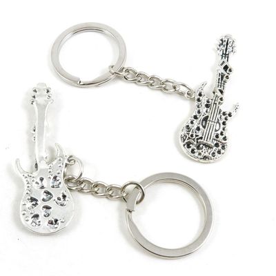 10 Pieces Fashion Jewelry Keyring Keychain Door Car Key Tag Ring Chain Supplier Supply Wholesale Bulk Lots H8GC6 Electric Guitar