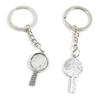 30 Pieces Fashion Jewelry Keyring Keychain Door Car Key Tag Ring Chain Supplier Supply Wholesale Bulk Lots O5DW6 Lollipop Round Cabochon Base Blank 15mm view 1
