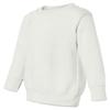 Toddler/Juvenile Crew Neck Sweatshirt (White) (7T) view 1