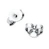 14 Karat Solid GOld Basket Setting Round Stud Earrings. 2 Carat Total Weight. 1 Carat Each Stone. Pearl view 2