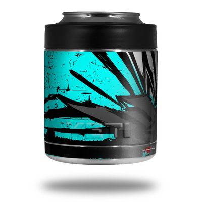 Baja 0040 Neon Teal - Decal Style Skin Wrap fits Yeti Rambler Colster and RTIC Can (Cooler NOT Included)