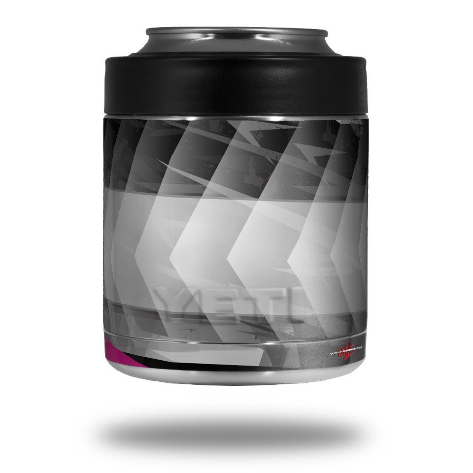 Baja 0017 Fuchsia Hot Pink - Decal Style Skin Wrap fits Yeti Rambler Colster and RTIC Can (Cooler NOT Included)