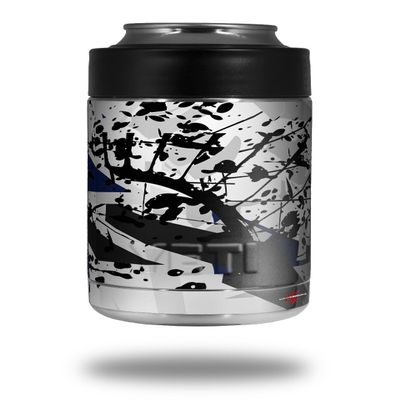 Baja 0018 Blue Navy - Decal Style Skin Wrap fits Yeti Rambler Colster and RTIC Can (Cooler NOT Included)