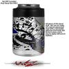 Baja 0018 Blue Royal - Decal Style Skin Wrap fits Yeti Rambler Colster and RTIC Can (Cooler NOT Included) view 2