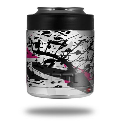 Baja 0018 Fuchsia Hot Pink - Decal Style Skin Wrap fits Yeti Rambler Colster and RTIC Can (Cooler NOT Included)