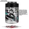 Baja 0018 Neon Teal - Decal Style Skin Wrap fits Yeti Rambler Colster and RTIC Can (Cooler NOT Included) view 2