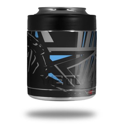 Baja 0023 Blue Medium - Decal Style Skin Wrap fits Yeti Rambler Colster and RTIC Can (Cooler NOT Included)