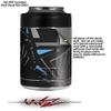 Baja 0023 Blue Medium - Decal Style Skin Wrap fits Yeti Rambler Colster and RTIC Can (Cooler NOT Included) view 2