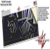 Baja 0023 Blue Royal - Decal Style Skin Wrap fits Yeti Rambler Colster and RTIC Can (Cooler NOT Included) view 3