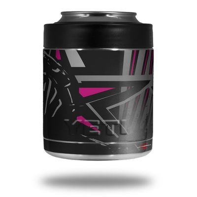 Baja 0023 Fuchsia Hot Pink - Decal Style Skin Wrap fits Yeti Rambler Colster and RTIC Can (Cooler NOT Included)