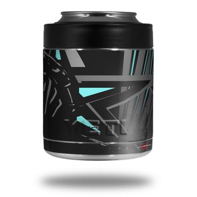 Baja 0023 Neon Teal - Decal Style Skin Wrap fits Yeti Rambler Colster and RTIC Can (Cooler NOT Included)