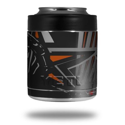 Baja 0023 Orange Burnt - Decal Style Skin Wrap fits Yeti Rambler Colster and RTIC Can (Cooler NOT Included)
