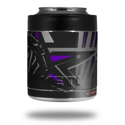 Baja 0023 Purple - Decal Style Skin Wrap fits Yeti Rambler Colster and RTIC Can (Cooler NOT Included)