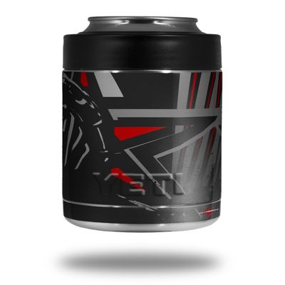 Baja 0023 Red - Decal Style Skin Wrap fits Yeti Rambler Colster and RTIC Can (Cooler NOT Included)