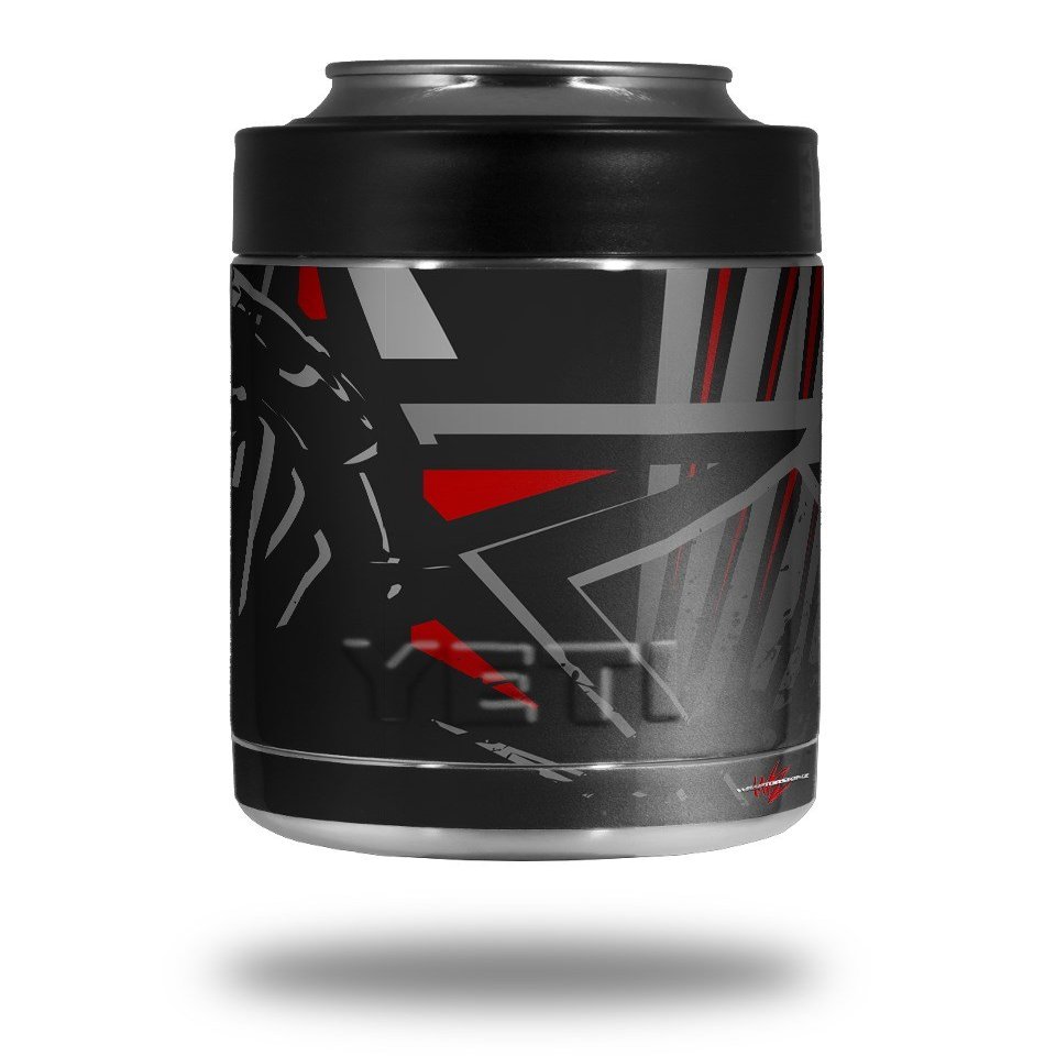 Baja 0023 Red - Decal Style Skin Wrap fits Yeti Rambler Colster and RTIC Can (Cooler NOT Included)