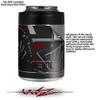 Baja 0023 Red Dark - Decal Style Skin Wrap fits Yeti Rambler Colster and RTIC Can (Cooler NOT Included) view 2