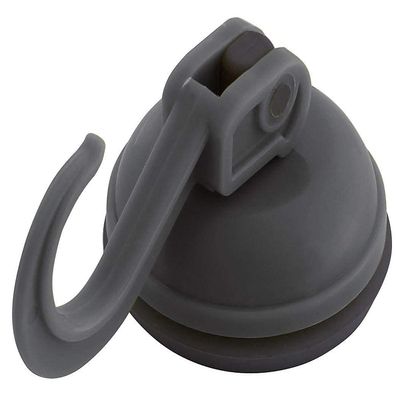Eurotrail ETKW8006-1000 Hook Suction Cup, Charcoal, 46 mm, Set of 2