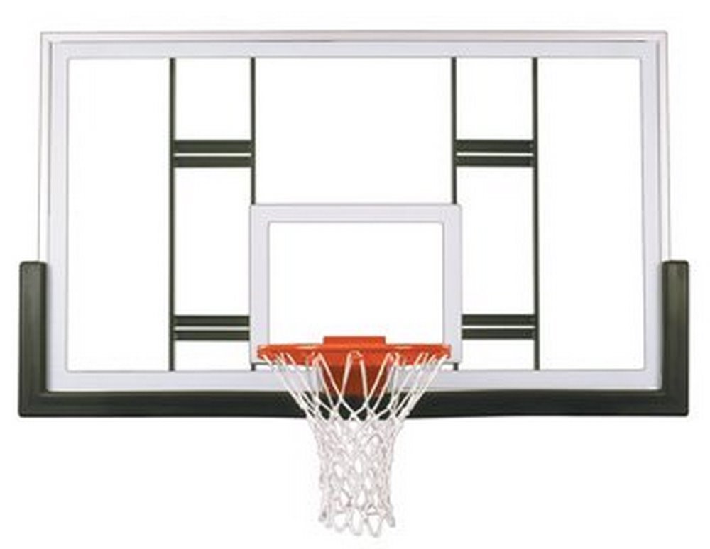 First Team FT239 Tempered Glass 42 X 72 in. Official Conversion Glass Backboard44; Scarlet