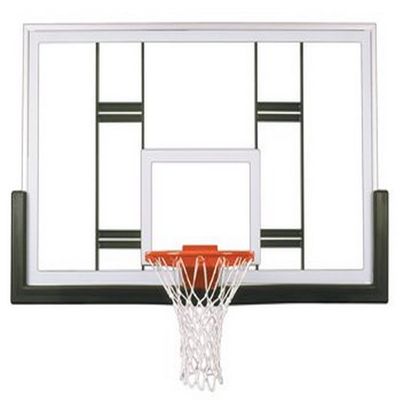 First Team FT239 Tempered Glass 42 X 72 in. Official Conversion Glass Backboard44; Sienna Orange