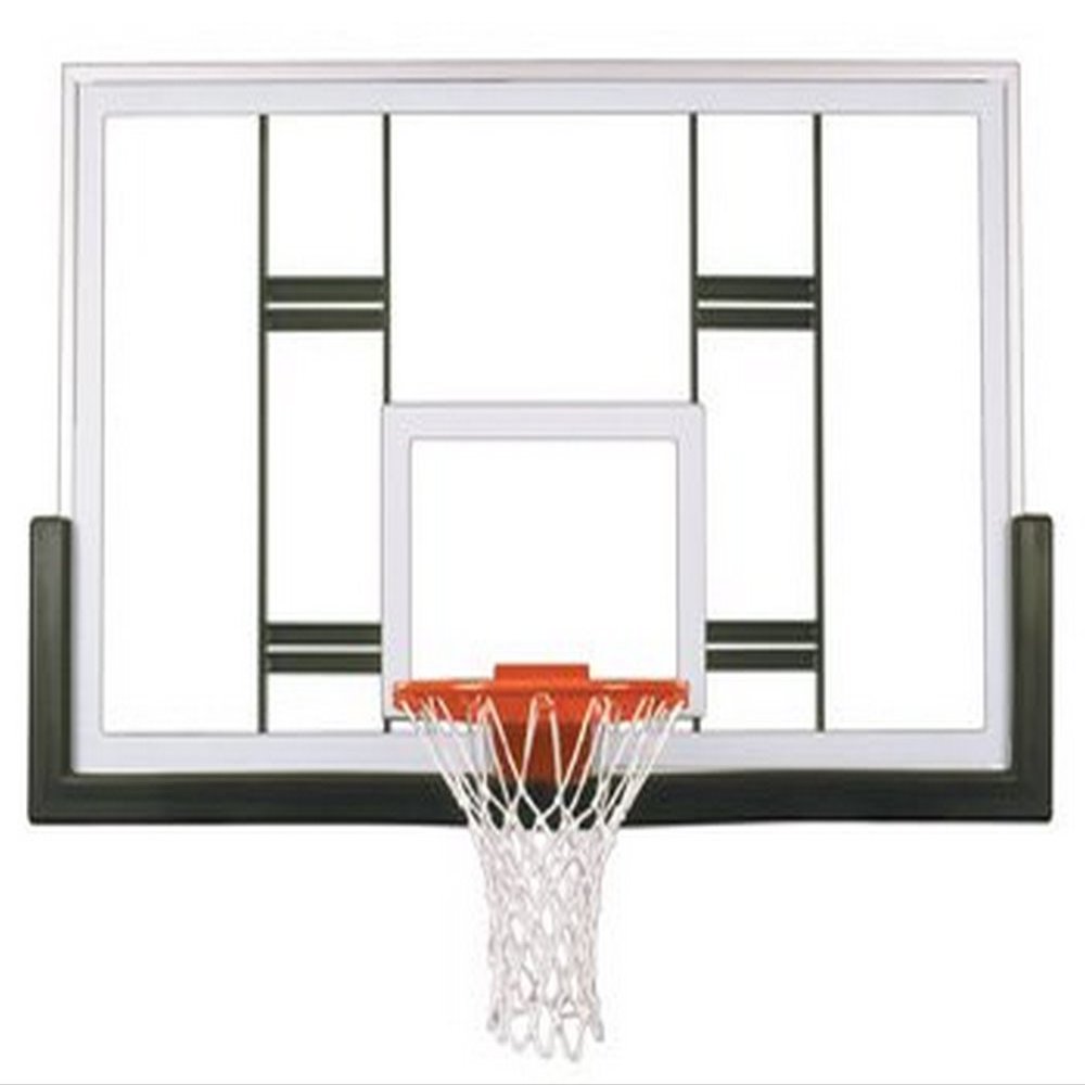 First Team FT239 Tempered Glass 42 X 72 in. Official Conversion Glass Backboard44; Sienna Orange