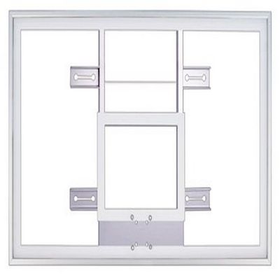 First Team FT222H Steel-Acrylic 42 x 72 in. Framed Acrylic Backboard44; Navy Blue