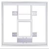 First Team FT222H Steel-Acrylic 42 x 72 in. Framed Acrylic Backboard44; Navy Blue view 1