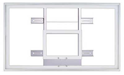 First Team FT222H Steel-Acrylic 42 x 72 in. Framed Acrylic Backboard44; Forest Green