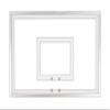 First Team FT216 Tempered Glass 36 x 54 in. Tempered Glass Backboard44; Grey view 1