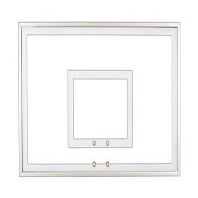 First Team FT225 Tempered Glass 36 x 54 in. Tempered Glass Backboard44; Scarlet
