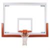 First Team FT234 Tempered Glass 42 X 72 in. Official Glass Backboard44; Grey view 1
