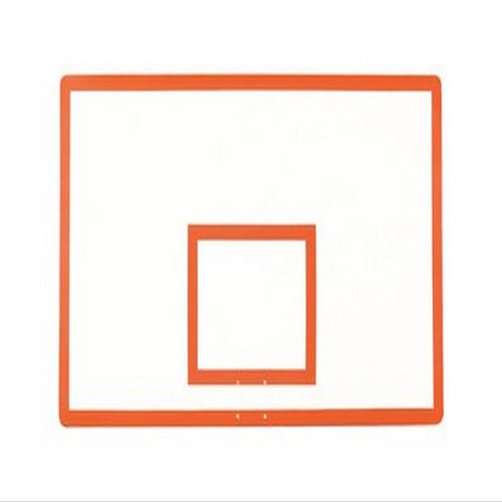 First Team FT280 Fiberglass 42 x 72 in. Rectangular Fiberglass Backboard44; Black