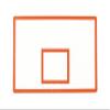 First Team FT280 Fiberglass 42 x 72 in. Rectangular Fiberglass Backboard44; Black view 1