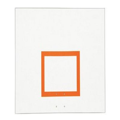 First Team FT260B Steel 42 x 60 in. Rectangular Steel Backboard with Brackets44; Black