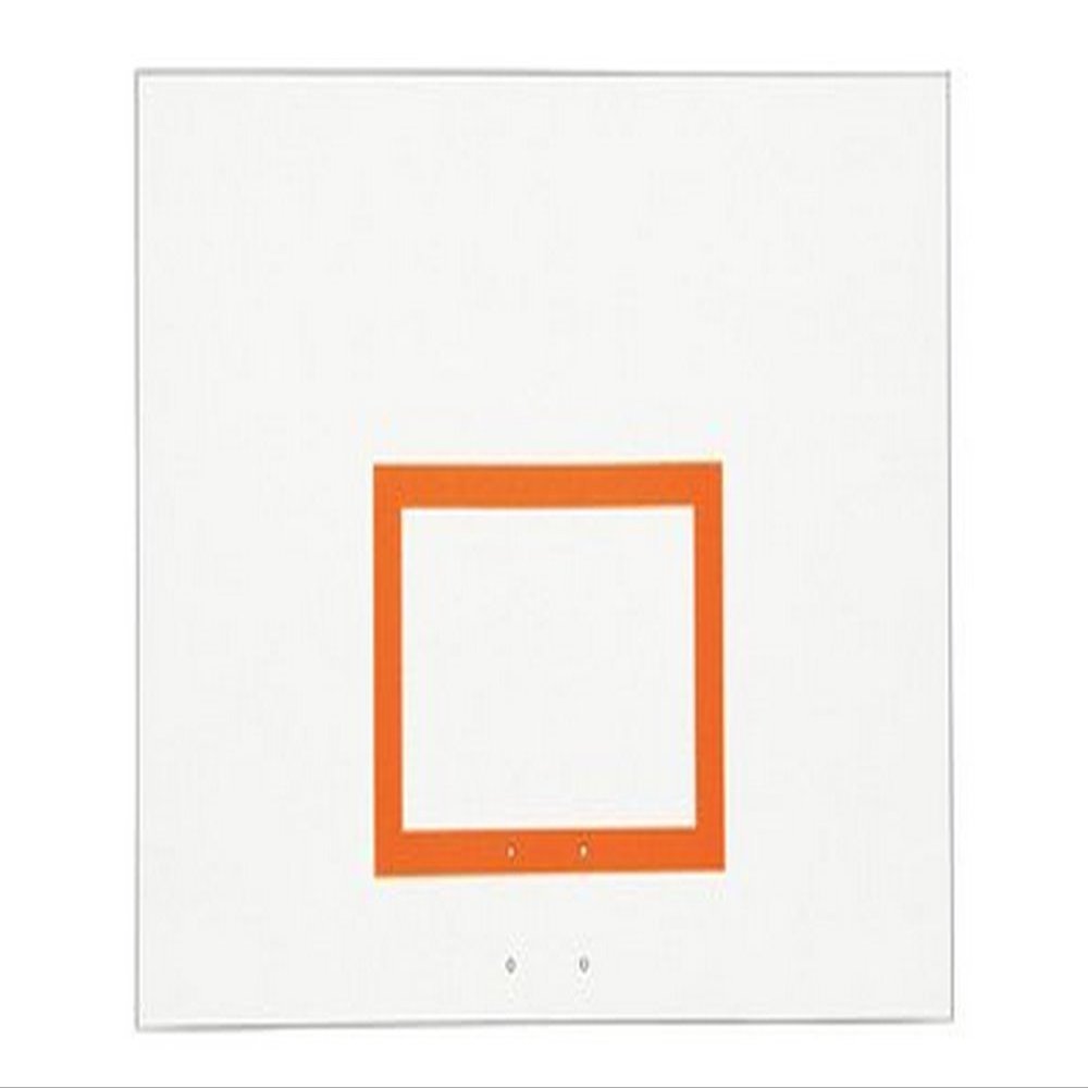 First Team FT260B Steel 42 x 60 in. Rectangular Steel Backboard with Brackets44; Black