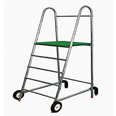 First Team FT5050 Steel Economy Volleyball Judges Stand with Black Pad Only44; Black