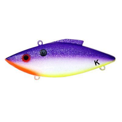 Billy Bay Bill Lewis Lures Lifelike Knock-N-Mag Trap 3/4 OZ. Lipless Crankbait Fishing Wobble Lure with Mustad Triple Grip Hooks, Royale