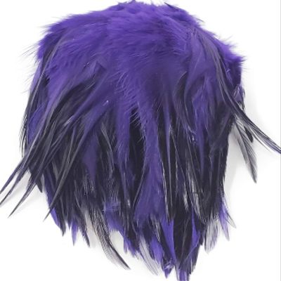 Creative Angler Saddle Hackle for Fly Tying/Tying Flies (Purple)