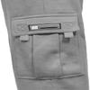 NE PEOPLE Mens Comfy Elastic Drawstring Fleece Cargo Sweat Pants-HeatherGray-L view 4
