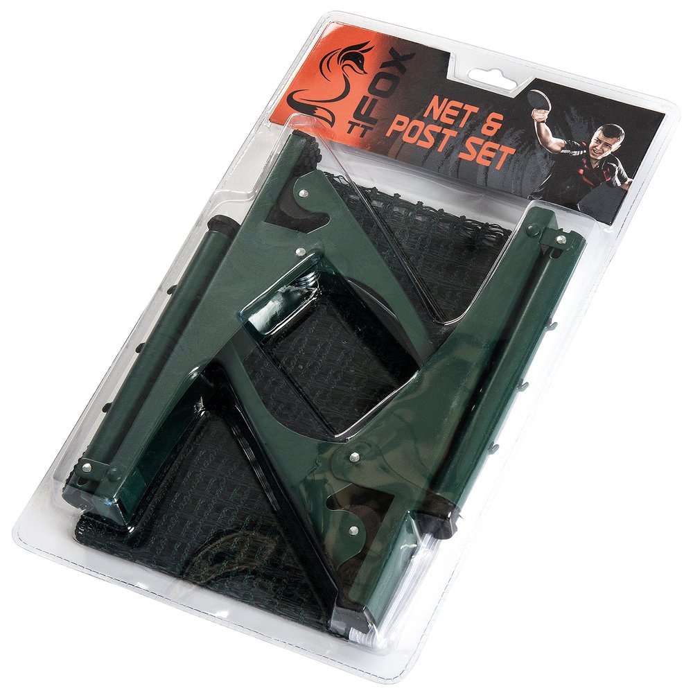 Fox TT Clip-ONT Table Tennis Net and Post - Green