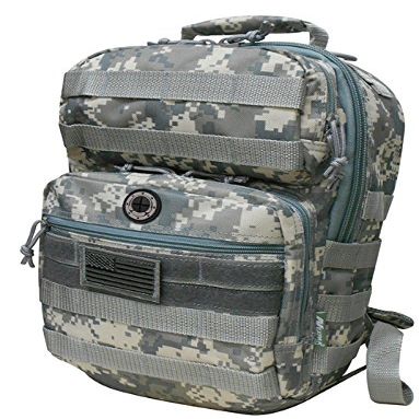 Nexpak 14" Tactical Military Camping Hiking Outdoor Backpack w/MOLLE Straps DP314 DM Digital Camouflage