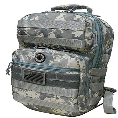 Nexpak 14" Tactical Military Camping Hiking Outdoor Backpack w/MOLLE Straps DP314 DM Digital Camouflage