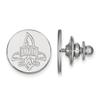 14k White Gold Logoart University Of New Orleans Lapel Pin view 1