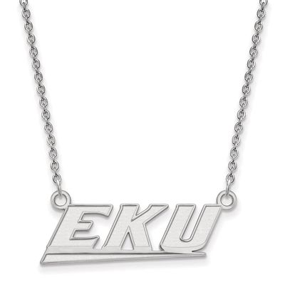 14kw Eastern Kentucky University Small Pendant w/Necklace
