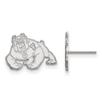 14kw California State University Fresno Small Post Earring