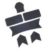 DLP Tactical Enhanced Hook and Loop Fastener Set Compatible with OPS-Core Maritime/Fast/ACH/MICH Helmet (Black) view 1