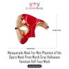 Half Face Masquerade Mask For Men Phantom Of The Opera Mask for Masquerade Party, Venetian Party, Mardi Gras, Halloween & Cosplay view 3