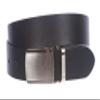 1 1/4" (34 mm) Clamp On Standard Plain Full Grain Leather Belt Size: 30" Color: Dark Navy