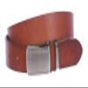 1 1/4" (34 mm) Clamp On Standard Plain Full Grain Leather Belt Size: 32" Color: Tan